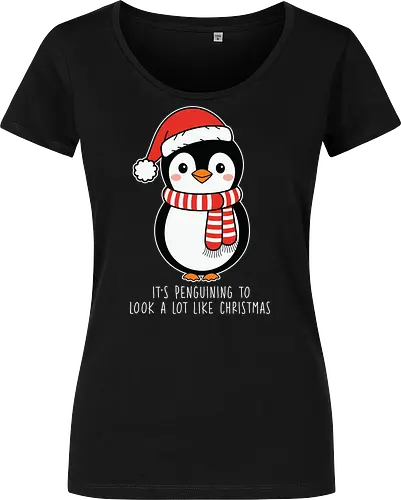 Its penguining to look alot like Christmas