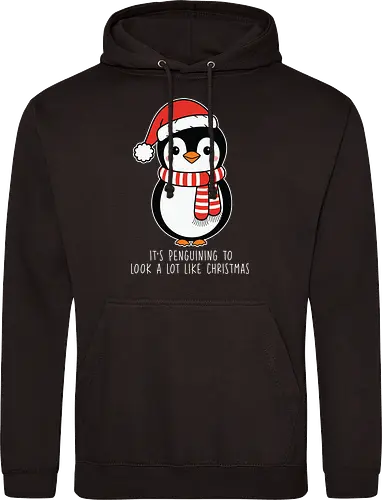 Its penguining to look alot like Christmas