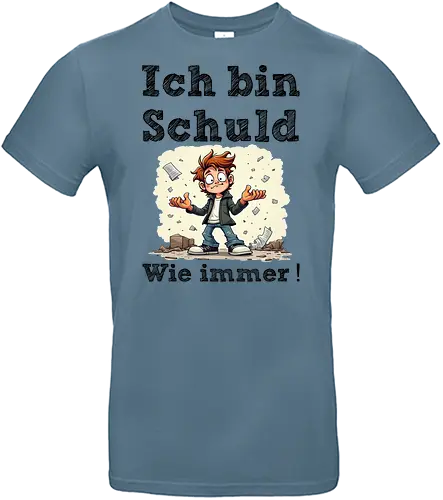 Ich bin Schuld - Wie immer ! (Hell) - Geschenk, Spass, Party, Witzig, Lustig, Böse, Kinder, Nerven, Verrückt, Kollege, Geburtstag, SchuldigeSeite, WieImmer, VerantwortungÜbernehmen, ChaosMeister, IchBinSchuld, T-ShirtMitHumor, SarkasmusPur, LustigeSprüche, EhrlicheAussagen, Selbstironie, FehlerMachen, KultTee, TäglicherWahnsinn, AlltagComedy, Schule, Lehrer, Erzieher, Erzieherin, Kindergarten, Arbeitskollege, Kollegin - Standard T-Shirt