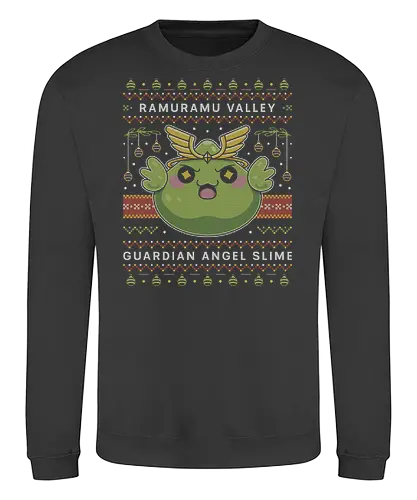Ramuramu Valley Ugly Sweater - maplestory, christmas, xmas, ugly christmas sweater, pink bean, maplestory 2, maple story, slime, yeti, mushroom, kawaii, anime, chibi, nostalgia, video game, gaming, gamer, zakum helm - Sweatshirt