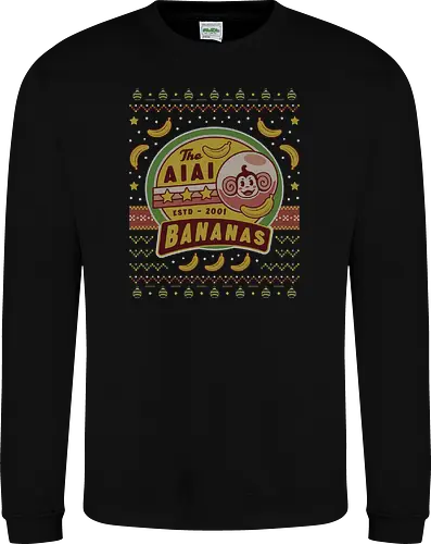 Aiai Bananas Ugly Sweater