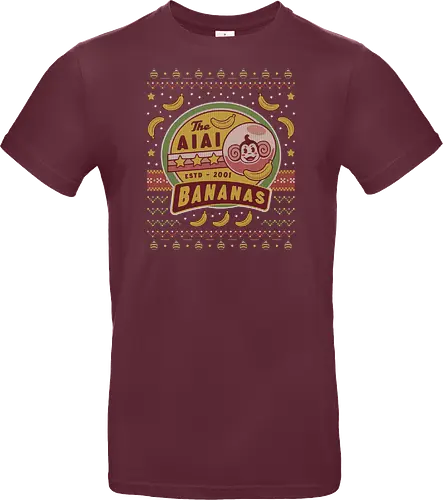Aiai Bananas Ugly Sweater