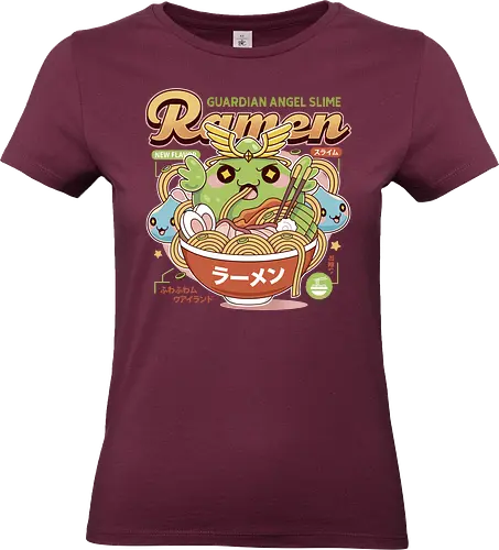 Ramuramu Valley Ramen - maplestory, pink bean, maplestory 2, maple story, guardian angel slime, slime, yeti, mushroom, kawaii, anime, chibi, nostalgia, video game, gaming, gamer, zakum helm - Standard T-Shirt (Women)