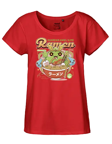 Ramuramu Valley Ramen - maplestory, pink bean, maplestory 2, maple story, guardian angel slime, slime, yeti, mushroom, kawaii, anime, chibi, nostalgia, video game, gaming, gamer, zakum helm - Fairtrade Girl Shirt