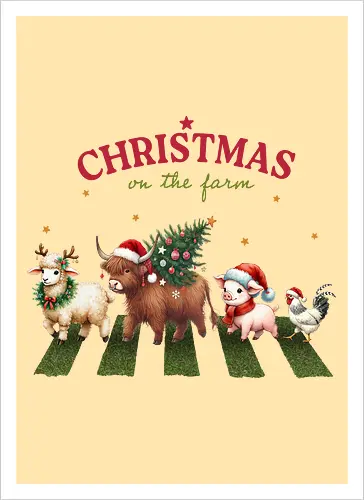 Christmas on the farm