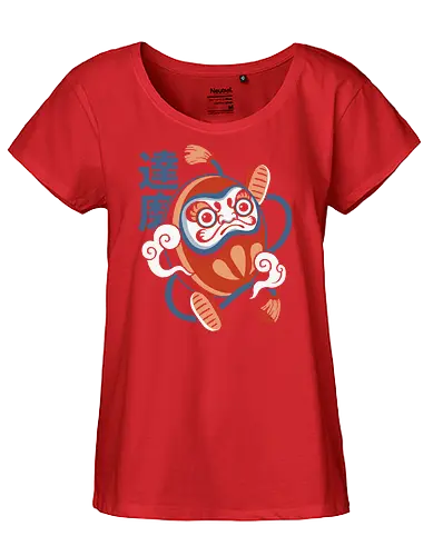 Daruma power - daruma, japan, daruma doll, japan lover, lucky charm - Fairtrade Girl Shirt