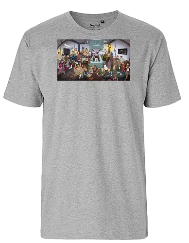 Orkenspalter TV Wimmelbild - orkenspalter, rollenspiel - Fairtrade T-Shirt