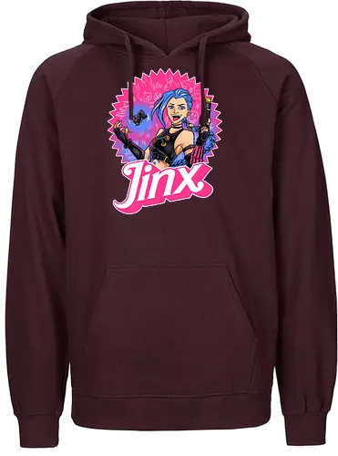 the madness witch  - Gaming, game, cool, cartoon, shooter, crazy, madness, love, populer, Puppet, girl, woman, lol - Fairtrade Hoodie