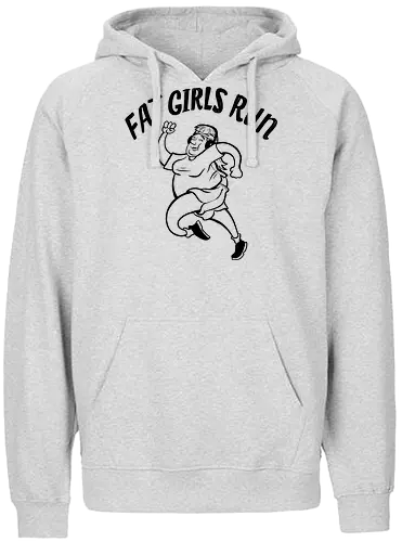 Fat Boys Run - Fat Girls Run - laufen, running, fett, fatboysrun - Fairtrade Hoodie