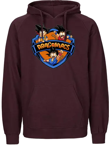 dragoniacs  - anime, manga, songoku, Dragon, maniacs, parody, cool, kids, hero, saiyan, supersaiyan - Fairtrade Hoodie