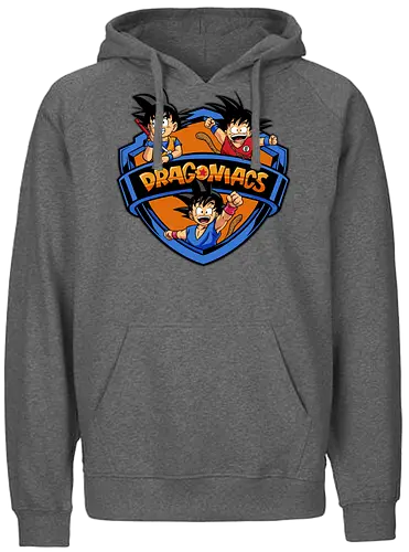 dragoniacs  - anime, manga, songoku, Dragon, maniacs, parody, cool, kids, hero, saiyan, supersaiyan - Fairtrade Hoodie
