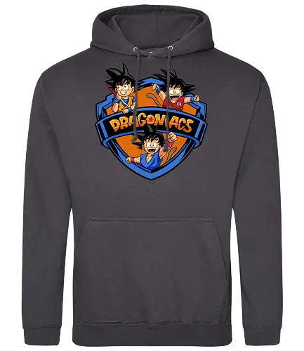 dragoniacs  - anime, manga, songoku, Dragon, maniacs, parody, cool, kids, hero, saiyan, supersaiyan - Standard Hoodie