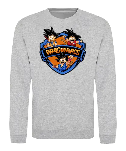 dragoniacs  - anime, manga, songoku, Dragon, maniacs, parody, cool, kids, hero, saiyan, supersaiyan - Sweatshirt