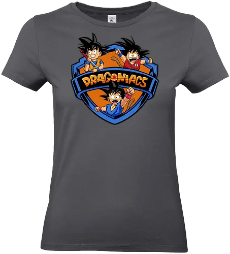 dragoniacs  - anime, manga, songoku, Dragon, maniacs, parody, cool, kids, hero, saiyan, supersaiyan - Standard T-Shirt (Women)