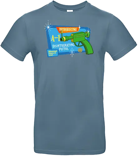 Disintegrating pistol - retro, vintage, cartoons, animation - Standard T-Shirt
