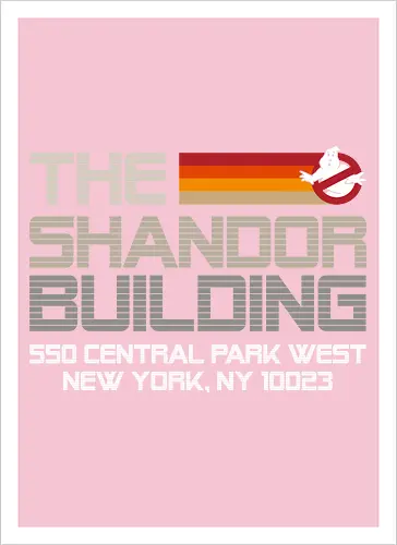 The Shandor Building - retro, vintage, retro movies, Ghost - Artprint