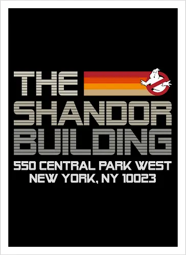 The Shandor Building - retro, vintage, retro movies, Ghost - Artprint
