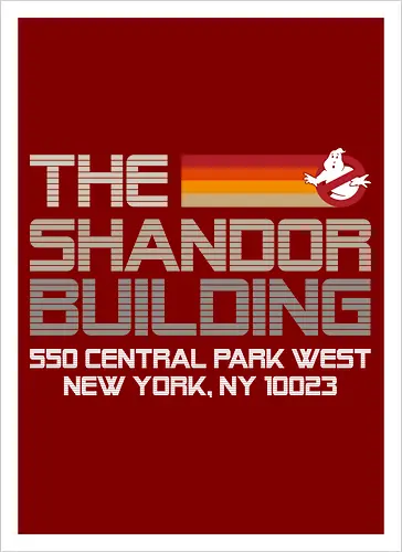 The Shandor Building - retro, vintage, retro movies, Ghost - Artprint