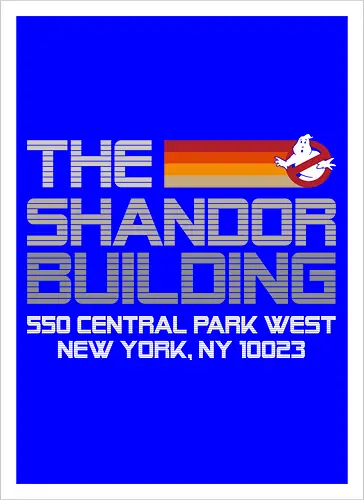 The Shandor Building - retro, vintage, retro movies, Ghost - Artprint