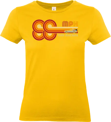 88 MPH - retro, vintage, 80s movies, time machine, delorean - Standard T-Shirt (Women)