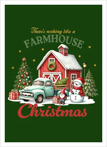 There's nothing like a farmhouse christmas