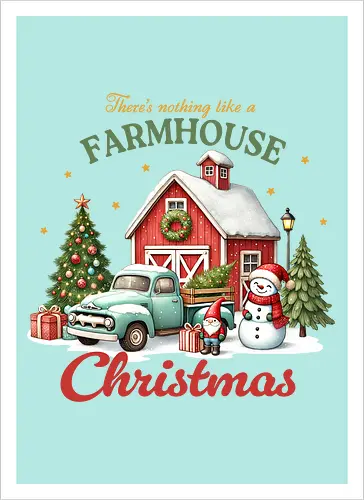 There's nothing like a farmhouse christmas