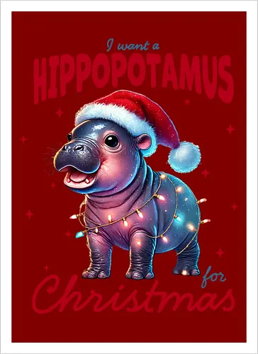 I want a hippopotamus for Christmas