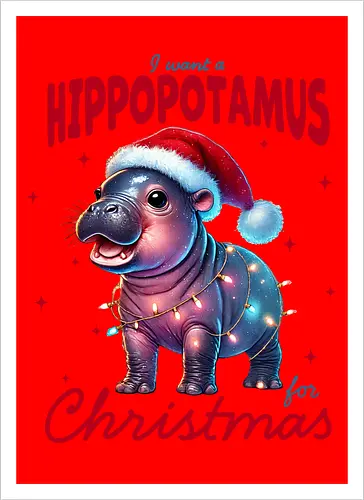 I want a hippopotamus for Christmas