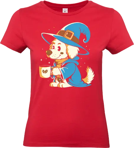 My Magic Coffee - coffee, love coffee, drink, cafeine, dog, pet, magic - Standard T-Shirt (Women)