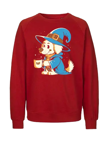 My Magic Coffee - coffee, love coffee, drink, cafeine, dog, pet, magic - Fairtrade Sweatshirt