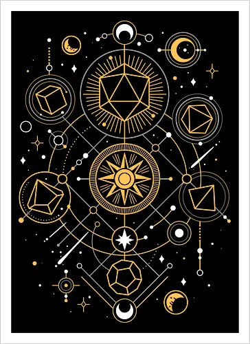 Mystical Dice Chart