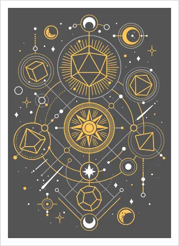 Mystical Dice Chart