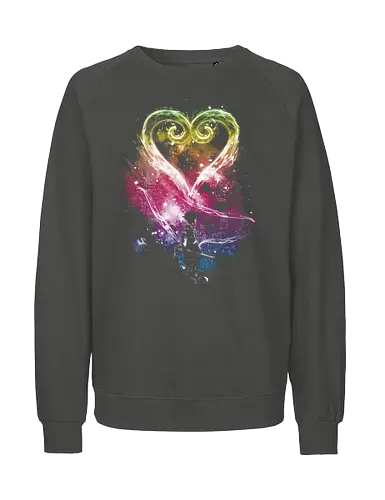 A path to the stars -rainbow version - Kingdom, gaming, gamer, pop culture, sora, keyblade - Fairtrade Sweatshirt