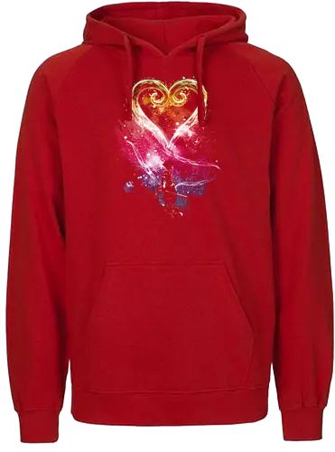 A path to the stars -rainbow version - Kingdom, gaming, gamer, pop culture, sora, keyblade - Fairtrade Hoodie