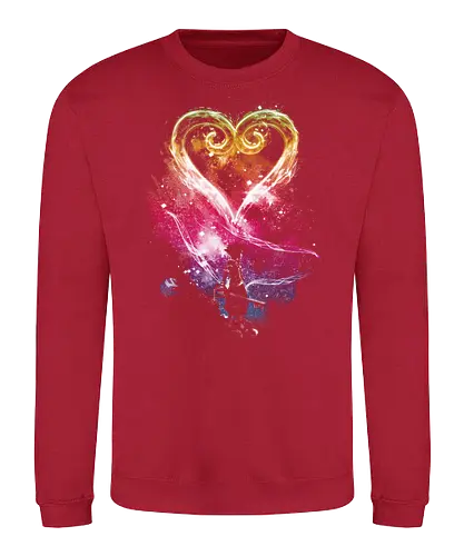 A path to the stars -rainbow version - Kingdom, gaming, gamer, pop culture, sora, keyblade - Sweatshirt