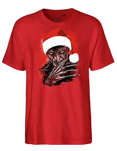 I wish you a Freddy christmas - Freddy Krueger, nightmare on elm street, movie, horror, christmas, spooky - Fairtrade T-Shirt