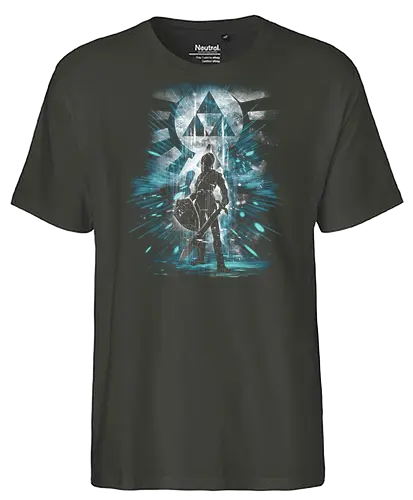 Hylian storm - Legend, Hero of Time, gaming, gamer, video game, pop culture, geek - Fairtrade T-Shirt