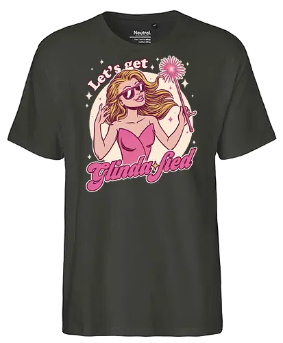 Glamour Pink Witch - Wicked, Wicked Witch Of The West, Wicked Witch, Elphaba, Glinda, Wizard Of Oz, Wizard, Witch, Classic, Cult Classic, Cult, Cult Films, Movie, Book, Play, Movie Theater, Theater, Retro, Retro Vintage, Vintage, Fantasy, Adventure, Music, Musical, Pink - Fairtrade T-Shirt