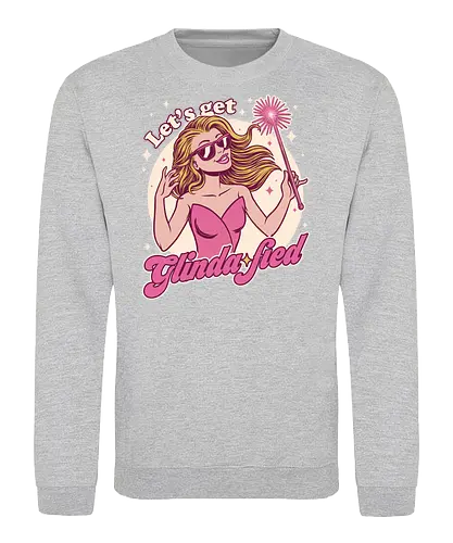 Glamour Pink Witch - Wicked, Wicked Witch Of The West, Wicked Witch, Elphaba, Glinda, Wizard Of Oz, Wizard, Witch, Classic, Cult Classic, Cult, Cult Films, Movie, Book, Play, Movie Theater, Theater, Retro, Retro Vintage, Vintage, Fantasy, Adventure, Music, Musical, Pink - Sweatshirt