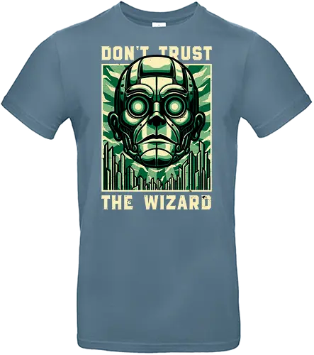 The Wizard Lies - Wicked, Wicked Witch Of The West, Wicked Witch, Elphaba, Glinda, Wizard Of Oz, Wizard, Witch, Classic, Cult Classic, Cult, Cult Films, Movie, Book, Play, Movie Theater, Theater, Retro, Retro Vintage, Vintage, Fantasy, Adventure, Music, Musical, Green, emerald, emeralds, emerald city - Standard T-Shirt