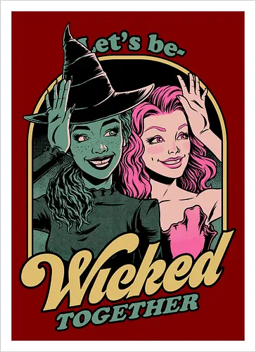 Green and Pink Witches