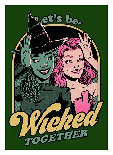 Green and Pink Witches