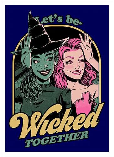 Green and Pink Witches