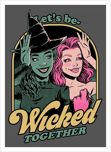 Green and Pink Witches