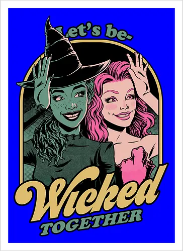 Green and Pink Witches