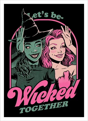 Green Pink Witches