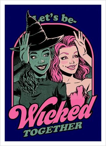 Green Pink Witches