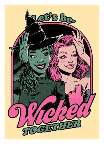 Green Pink Witches