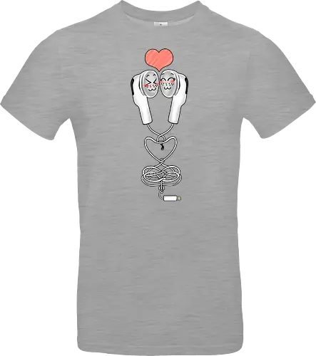 Earbuds Tangled In Love (Verliebte verknotete Ohrhörer)