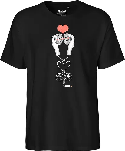 Earbuds Tangled In Love (Verliebte verknotete Ohrhörer)